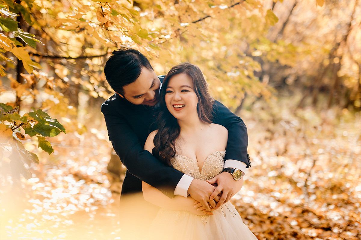 New Zealand Autumn Pre-Wedding Photoshoot at Arrowtown & Coromandel Peak by Fei on OneThreeOneFour 1