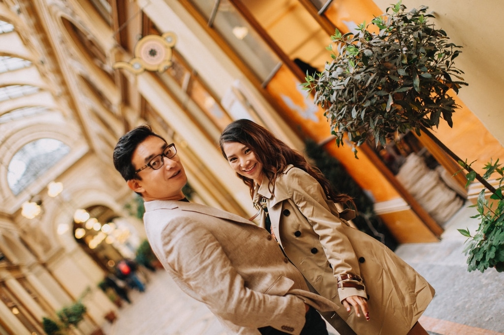 Paris Engagement Photoshoot at Palais Garnier, Galerie Vivienne and Palais Royal by Vin on OneThreeOneFour 12