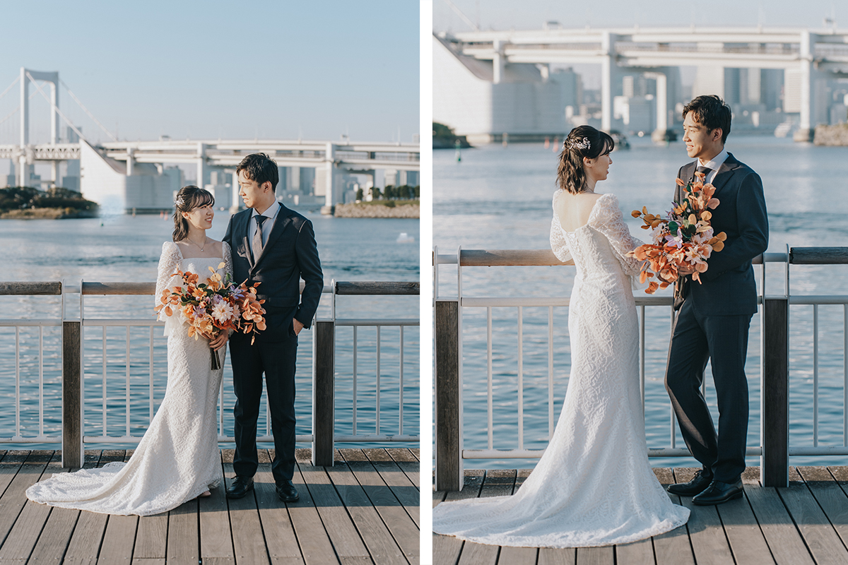 Tokyo Pre-Wedding at Beach & Odaiba Statue of Liberty by Cui Cui on OneThreeOneFour 8