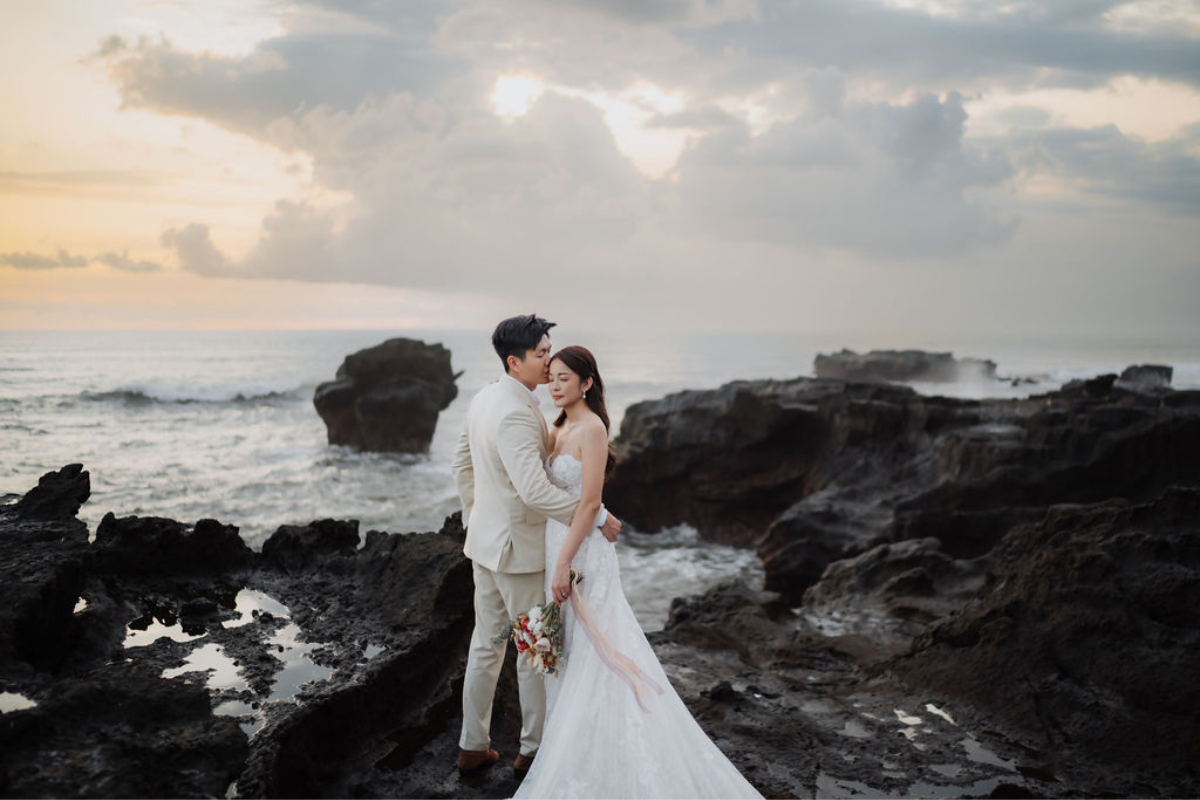 Bali Prewedding Photoshoot At Lake Tamblingan, Munduk Waterfall And Sunset At Mengening Beach by Cahya on OneThreeOneFour 41