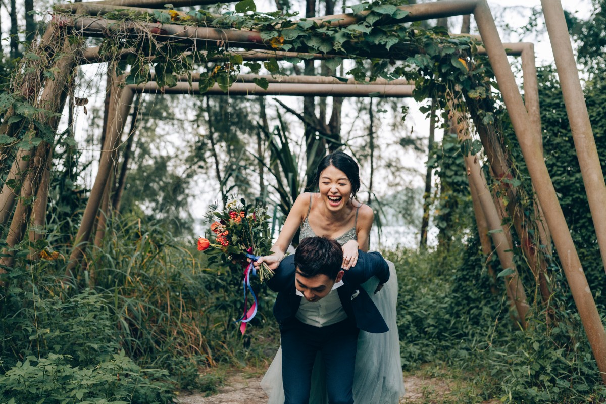 Singapore Pre-Wedding Photoshoot At Coney Island  by Grace on OneThreeOneFour 21