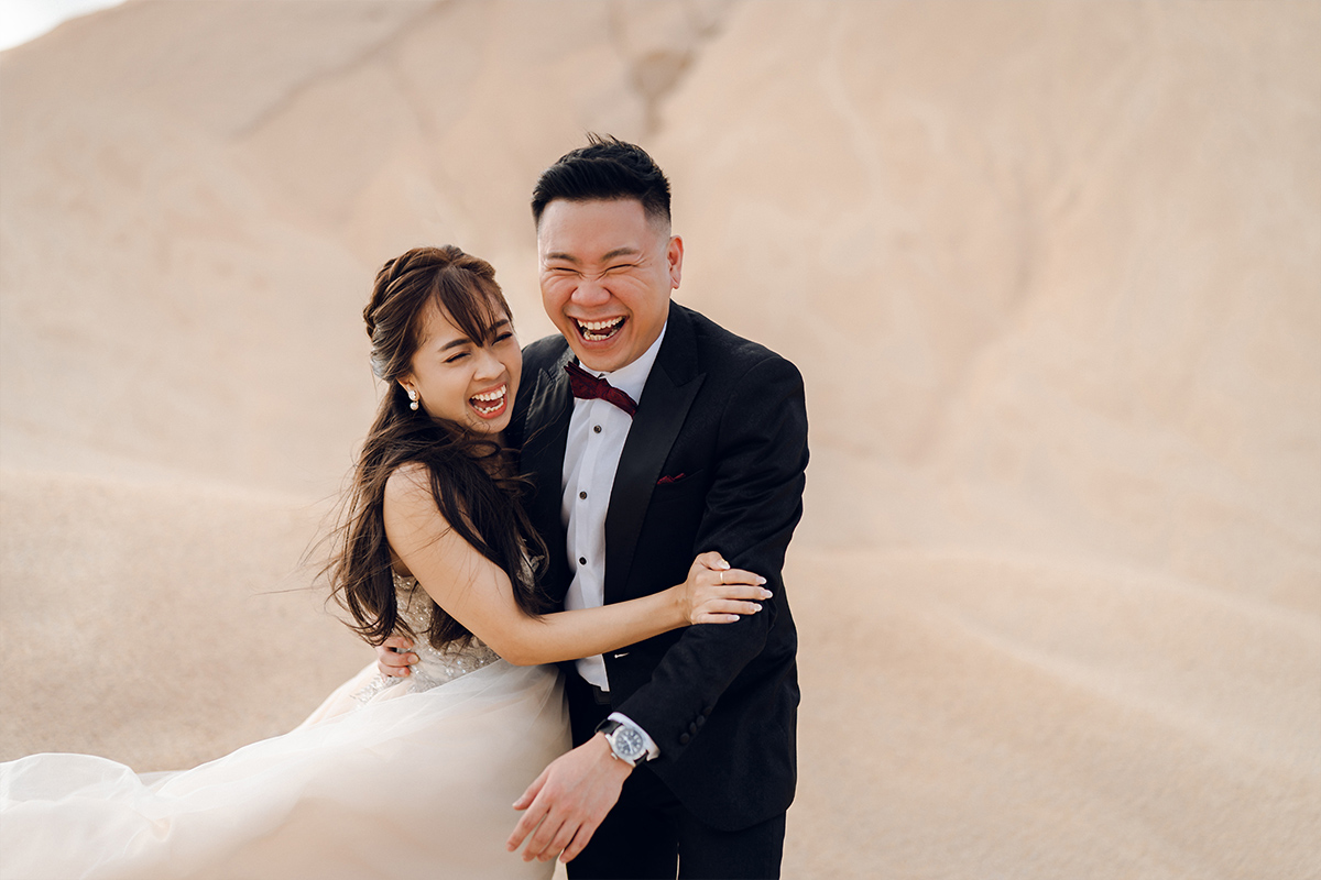 Bintan Pre-Wedding Photoshoot: Kellyn & Jiabao’s Fun Adventure at Blue Lake, Sand Dunes & ANMON Resort by HS on OneThreeOneFour 3