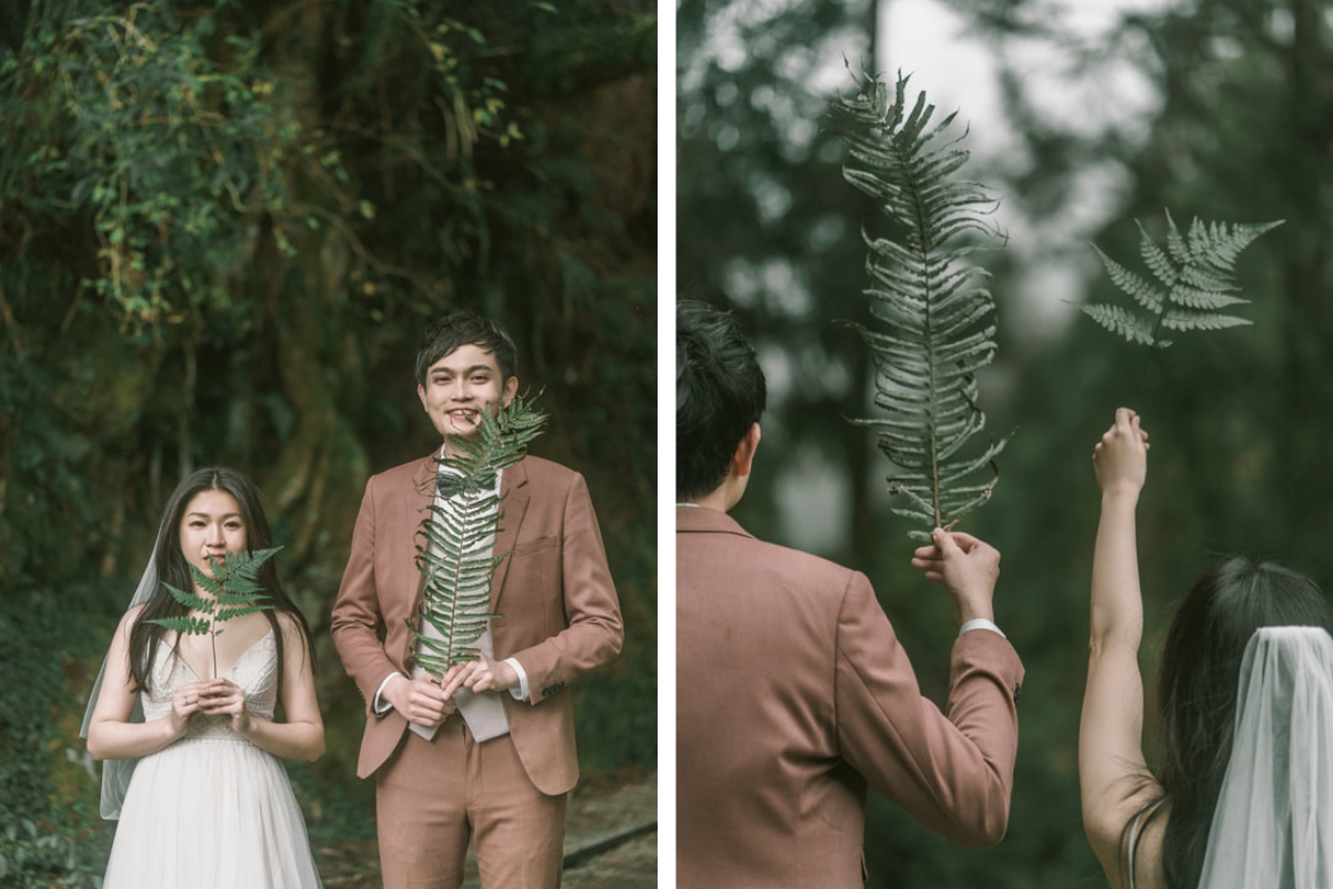 Taiwan Pre-Wedding Photoshoot Countryside Forest Misty Bridges by  on OneThreeOneFour 28