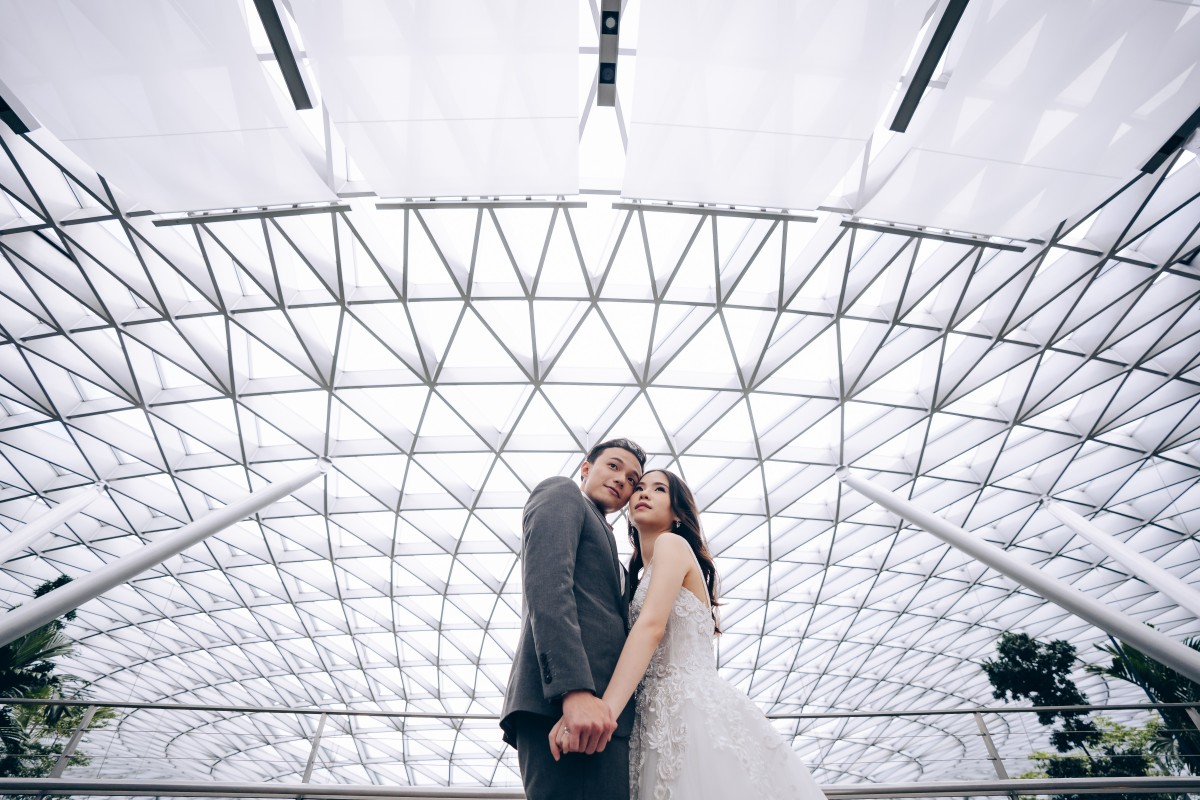 Singapore Pre-Wedding Photoshoot At National Museum, Changi Jewel And MBS  by Michael on OneThreeOneFour 14