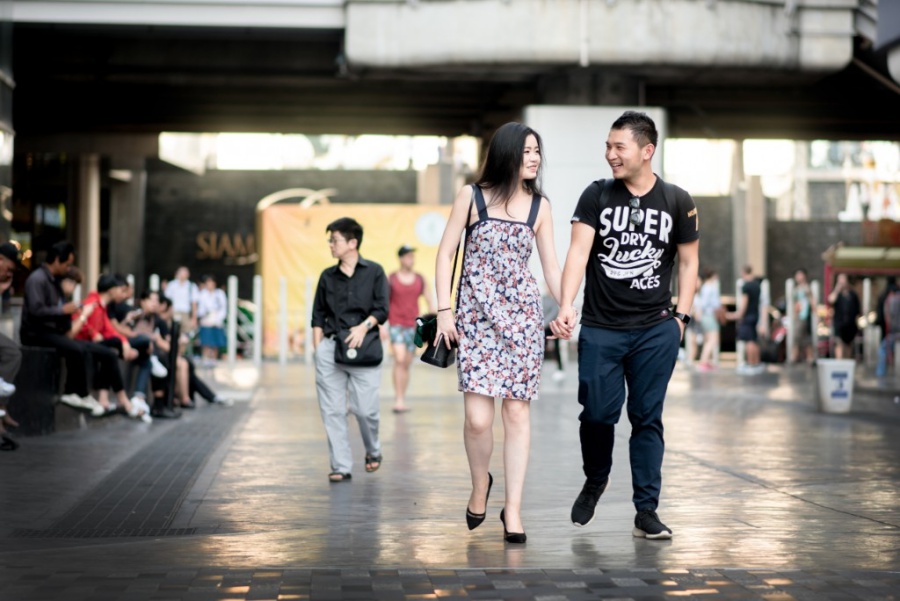 Bangkok Honeymoon Photoshoot At Siam Square And Central World  by Sahrit  on OneThreeOneFour 11