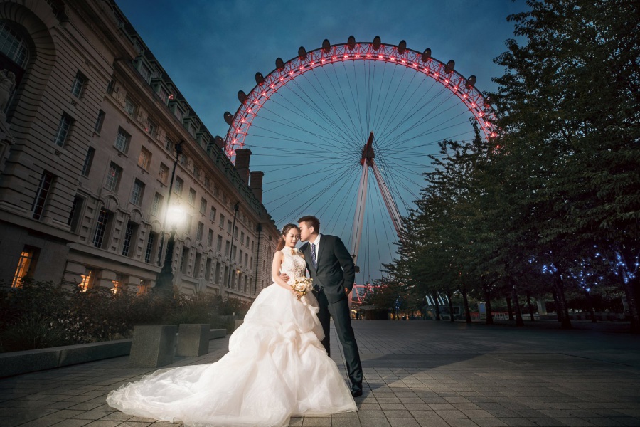 London Pre-Wedding Photoshoot At Big Ben, Tower Bridge And London Eye  by Dom  on OneThreeOneFour 17