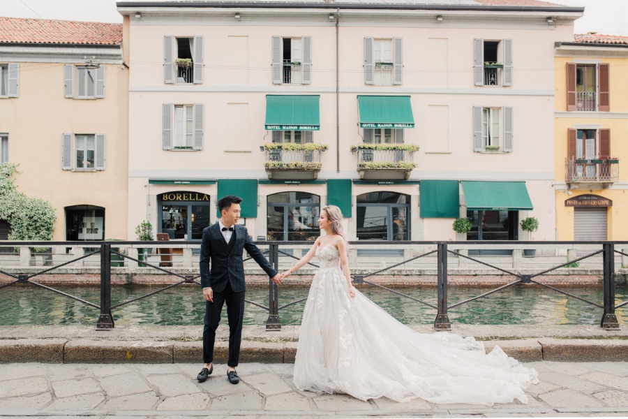 Naomi & Hann's Wedding Photoshoot in Milan by Olga on OneThreeOneFour 22