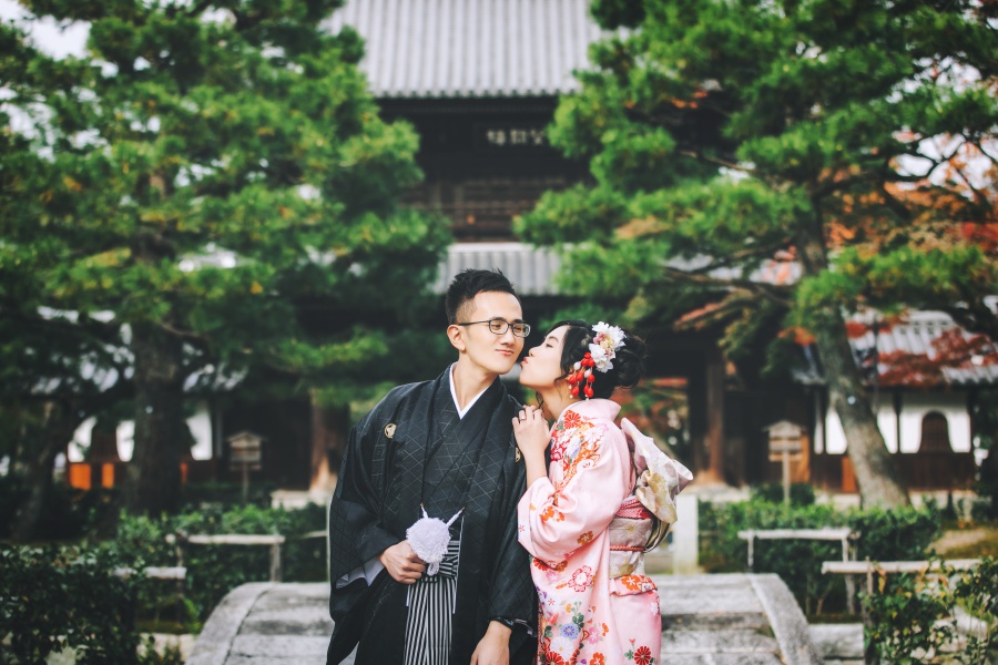 Kyoto Kimono Photoshoot At Shosei-en Garden and Kennin-Ji Temple, Gion District  by Shu Hao  on OneThreeOneFour 19