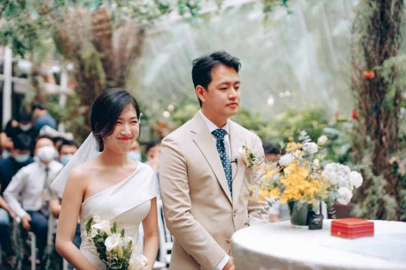S&B: Lovely Wedding at lush venue, Botanico at the Garage, with Korean couple by Cheng on OneThreeOneFour 23