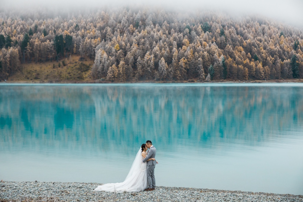 New Zealand Pre-Wedding Photoshoot At Lake Hayes, Arrowtown, Lake Wanaka And Mount Cook National Park  by Fei on OneThreeOneFour 29