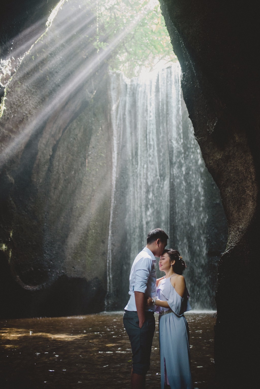 Bali Outdoor Pre-Wedding Photoshoot At Kintamani, Cepung Waterfall And Nyani Beach  by Cahya on OneThreeOneFour 11