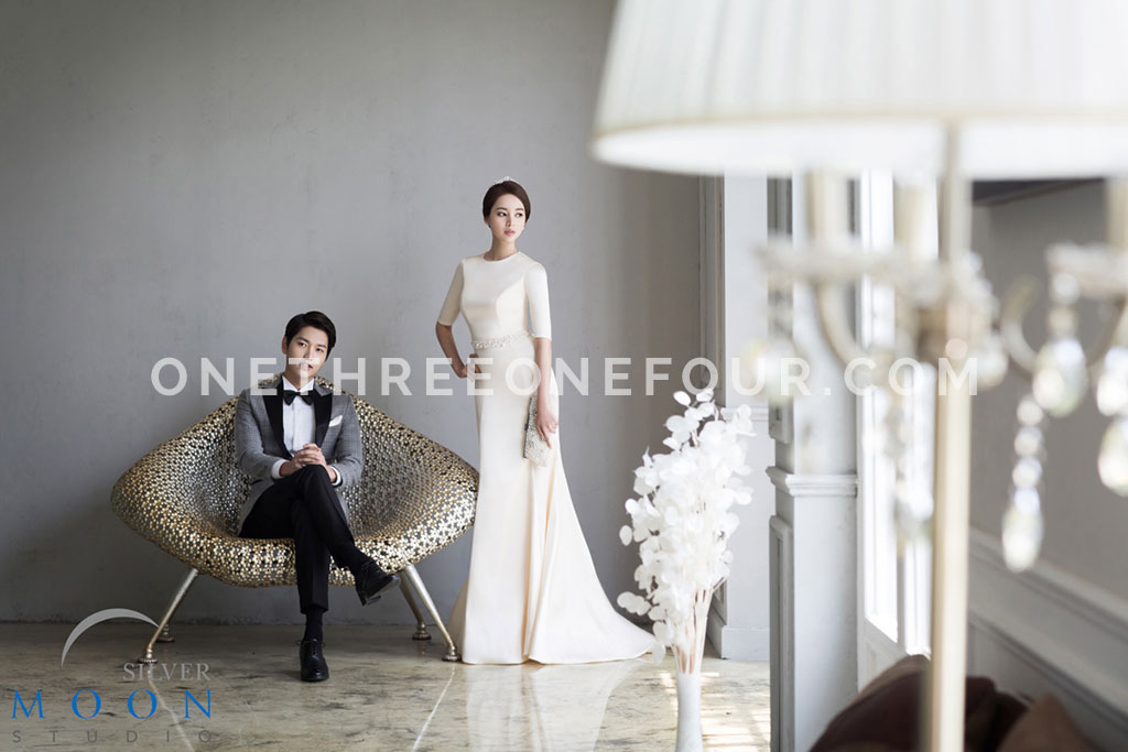 Korean Studio Pre-Wedding Photography: Elegance by Silver Moon Studio on OneThreeOneFour 8