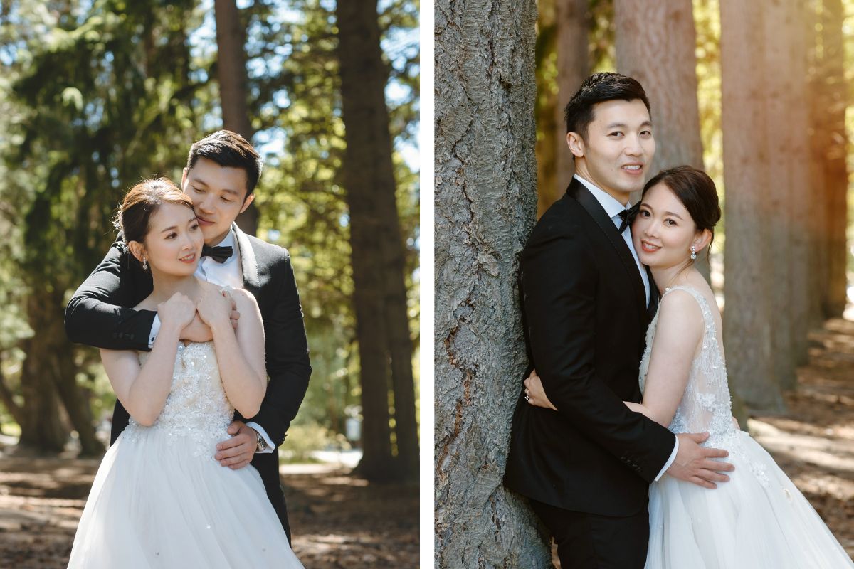 Enchanting New Zealand Summer Pre-Wedding Photoshoot Lupin Season Twin Peak by Fei on OneThreeOneFour 12