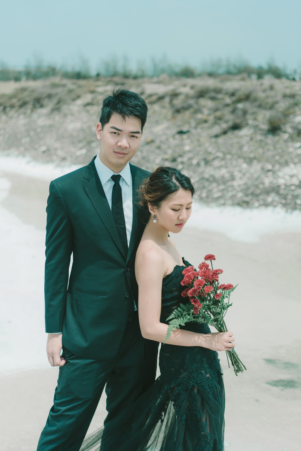 Engagement Photoshoot At Taiwan's Bailuwan And Salt Mountain  by Star on OneThreeOneFour 8
