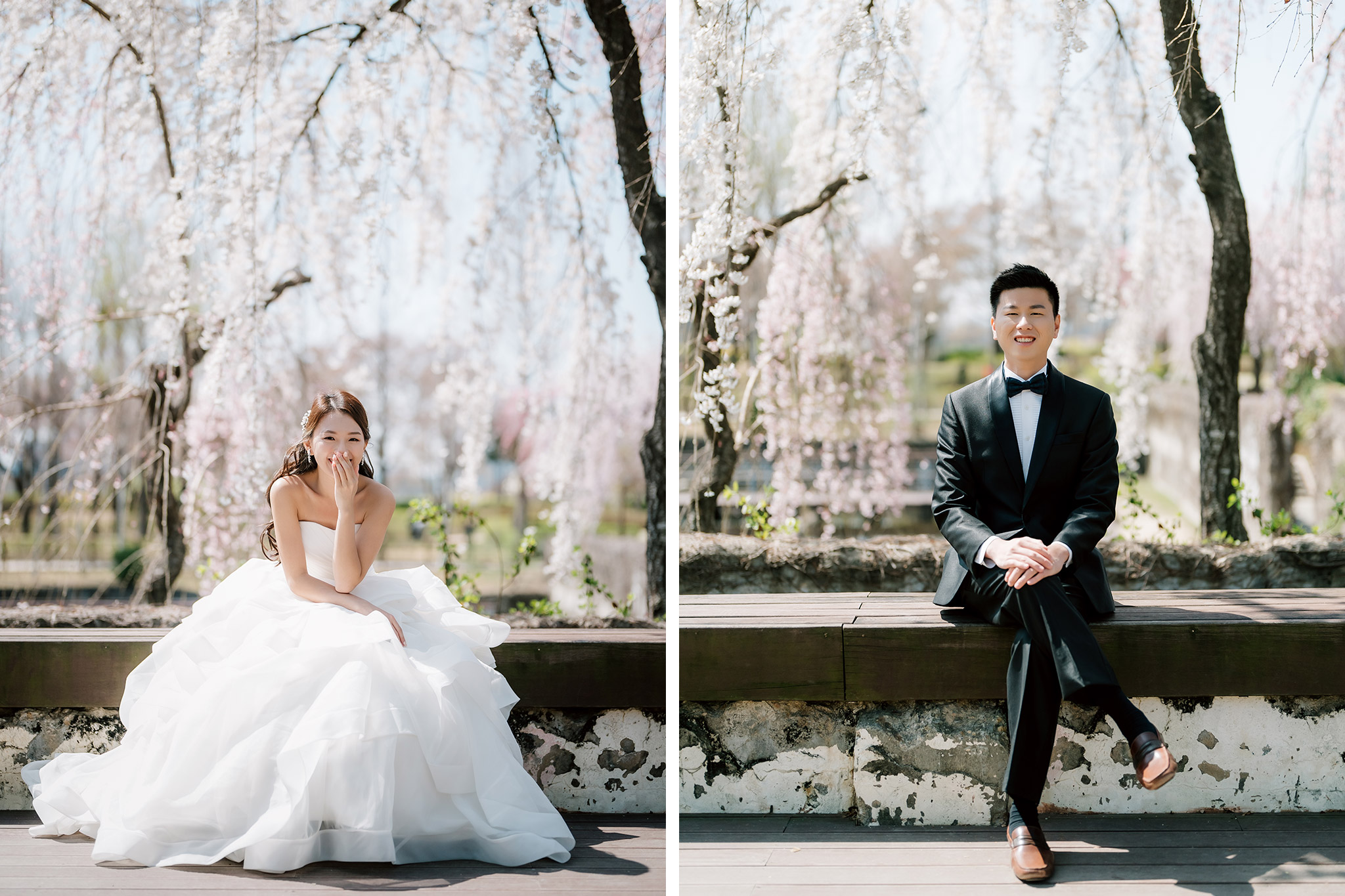 Korea Pre-Wedding with Cherry Blossoms at Seonyudo Park & Namsangol Hanok Village by Jungyeol on OneThreeOneFour 5