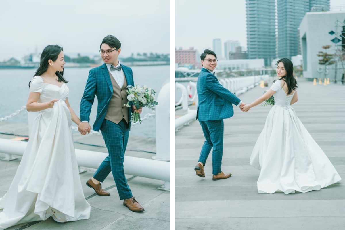 Taiwan Pre-Wedding Photoshoot Waterfront Cafe Streets Playground by  on OneThreeOneFour 3