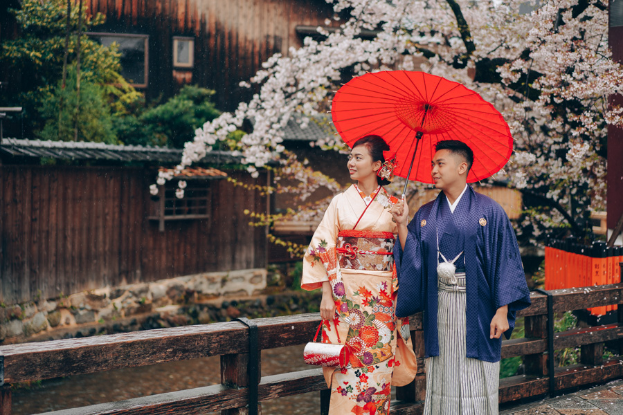 Japan Cherry Blossoms Hanami in Kimono with Nara Deer in Kyoto by Kinosaki on OneThreeOneFour 2