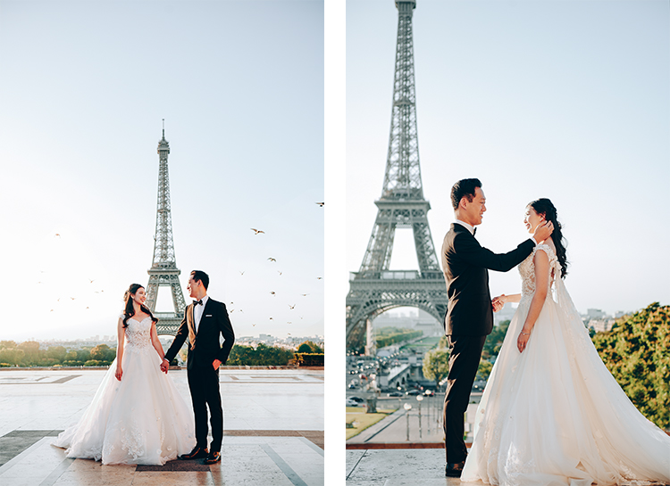 paris wedding photoshoot eiffel tower
