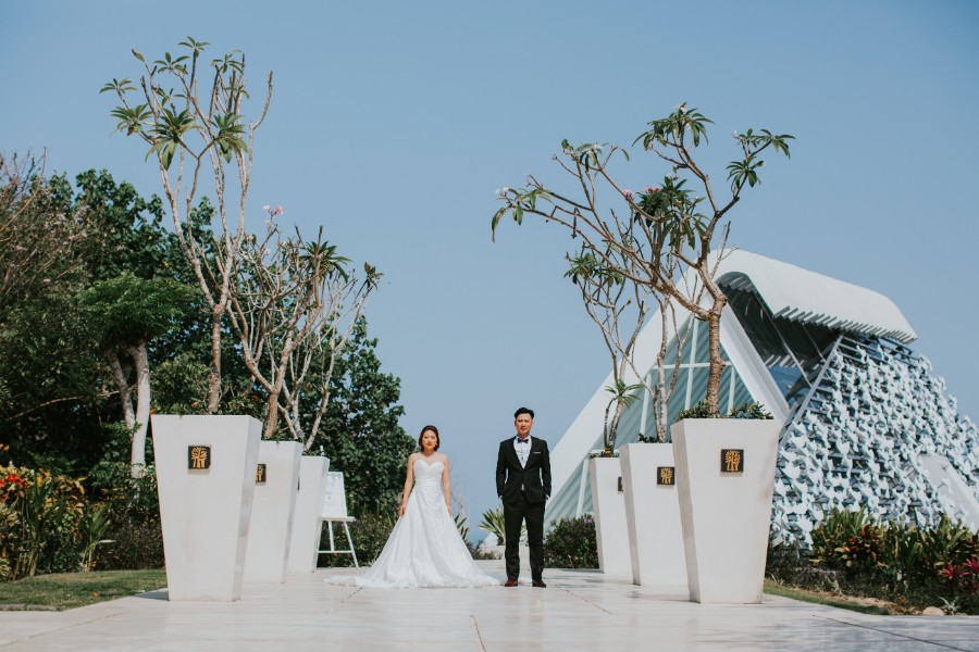E&F: Solemnization ceremony at White Dove Chapel and pre-wedding photoshoot at Bali beaches by Cahya on OneThreeOneFour 12