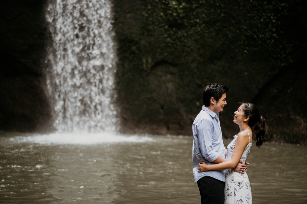 Bali Wedding Photographer: Pre-Wedding Photoshoot At Ubud Tibumana Waterfall And Nyanyi Beach With Horses by Dex on OneThreeOneFour 2