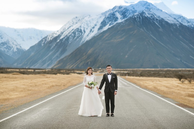 New Zealand Mount Cook Prewedding Photoshoot with Singaporean Couple by Mike on OneThreeOneFour 15