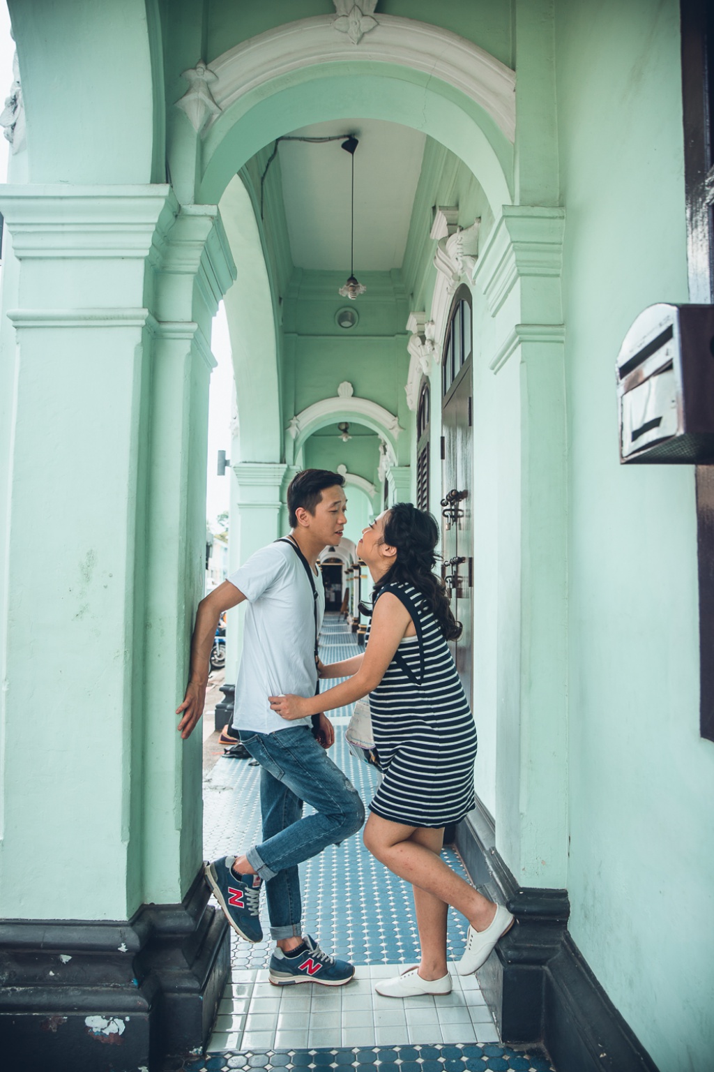 Engagement Photoshoot In Phuket At Phuket Old Town And Beach For Hong Kong Couple by Por  on OneThreeOneFour 22