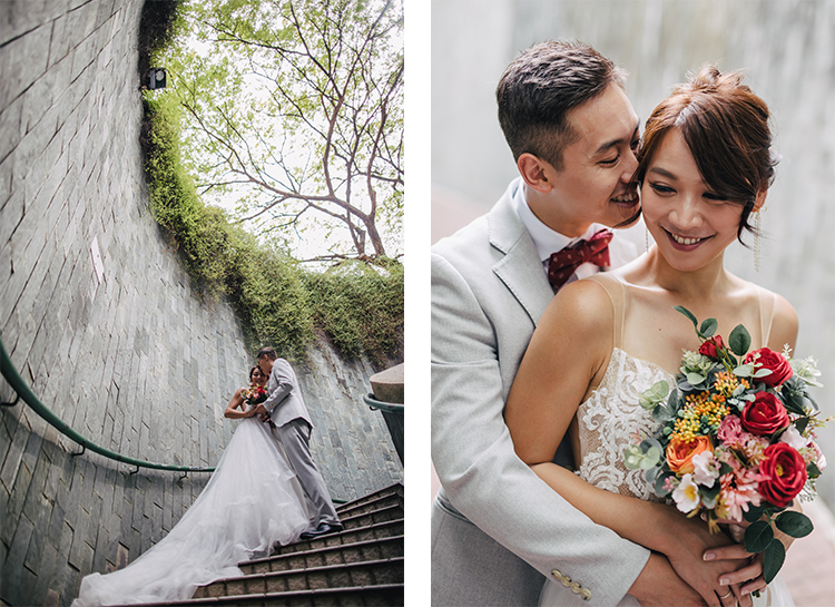 singapore wedding photoshoot fort canning park