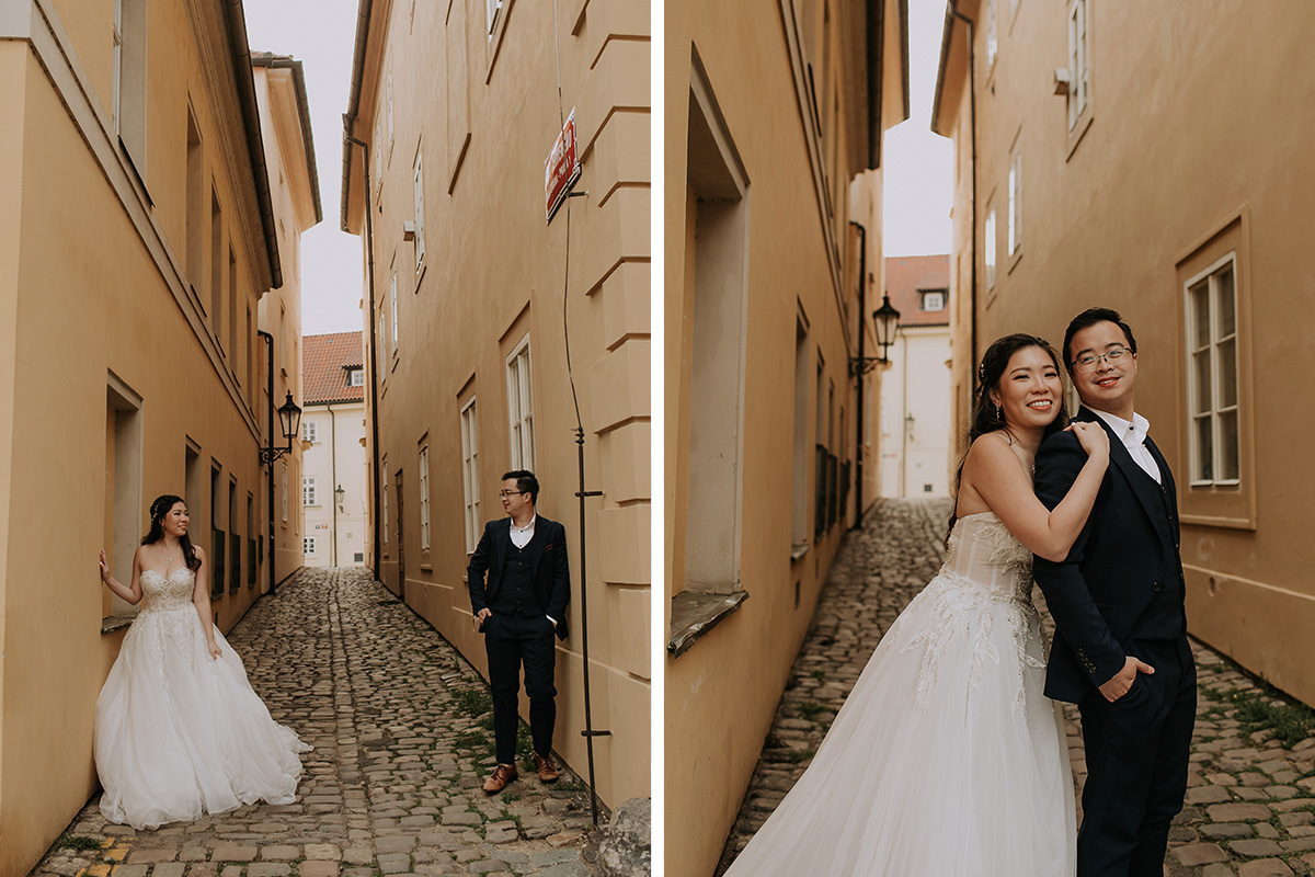 Prague Pre-Wedding Photoshoot with Astronomical Clock, Old Town Square & Charles Bridge by Nika on OneThreeOneFour 19