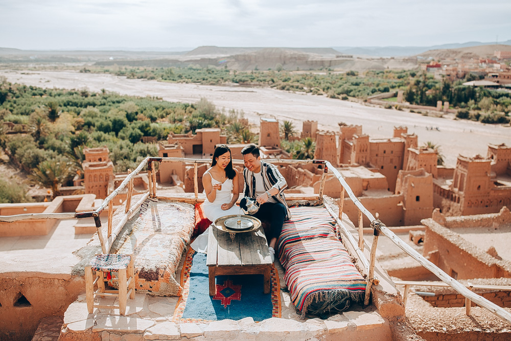Morocco Pre-Wedding Photoshoot At Aït Benhaddou, Sahara Desert And Marrakech  by Rich on OneThreeOneFour 20