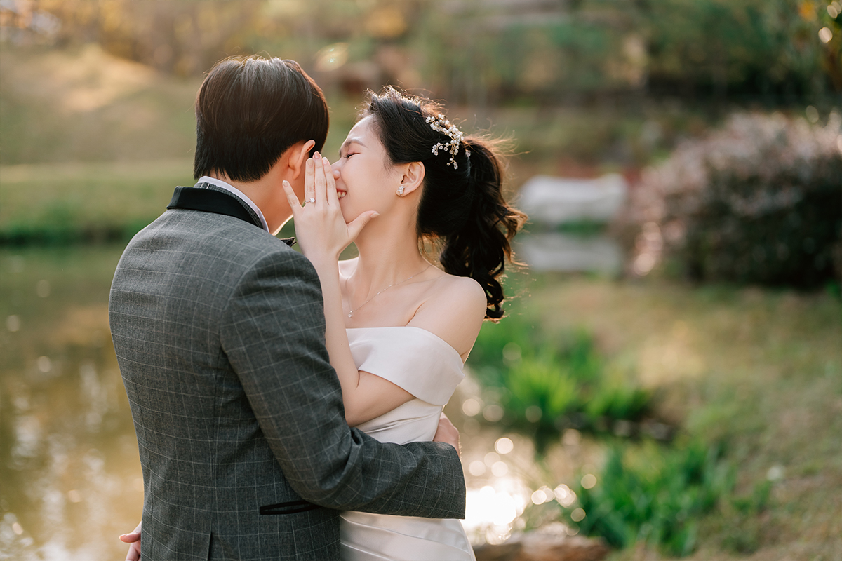 Korea Nami Island Romantic Autumn Pre-Wedding Photoshoot by Jungyeol on OneThreeOneFour 25