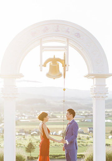Hokkaido Lavender Pre-Wedding Photography at Roller Coaster Road and Lavender Park