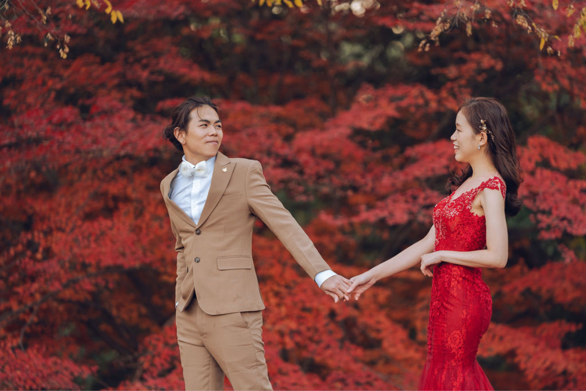 京都傳統的祗園區和服拍攝，以及奈良鹿園秋季婚紗拍攝 by Kinosaki on OneThreeOneFour 8