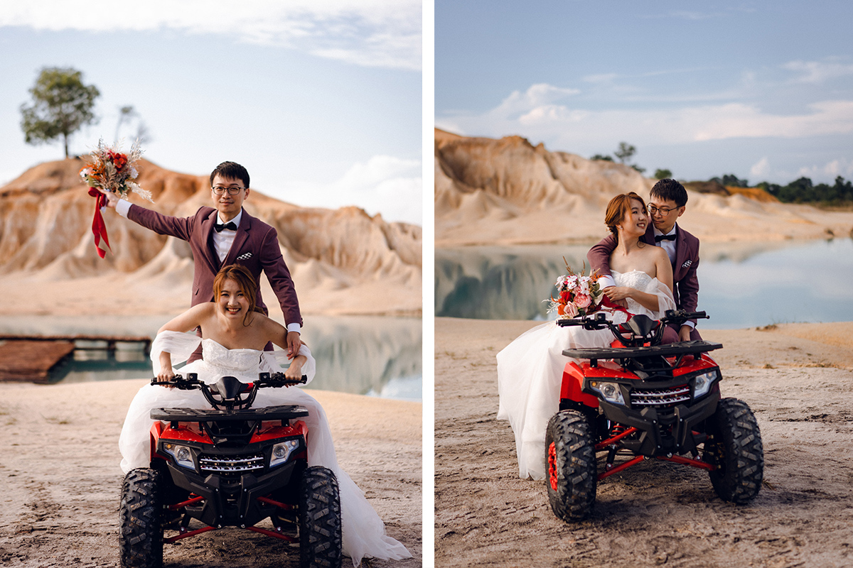 Bintan Pre-Wedding Photoshoot: Chen Yu & Yu Xuan’s Romantic Shoot at Blue Lake, Sand Dunes & ANMON Resort by HS on OneThreeOneFour 23