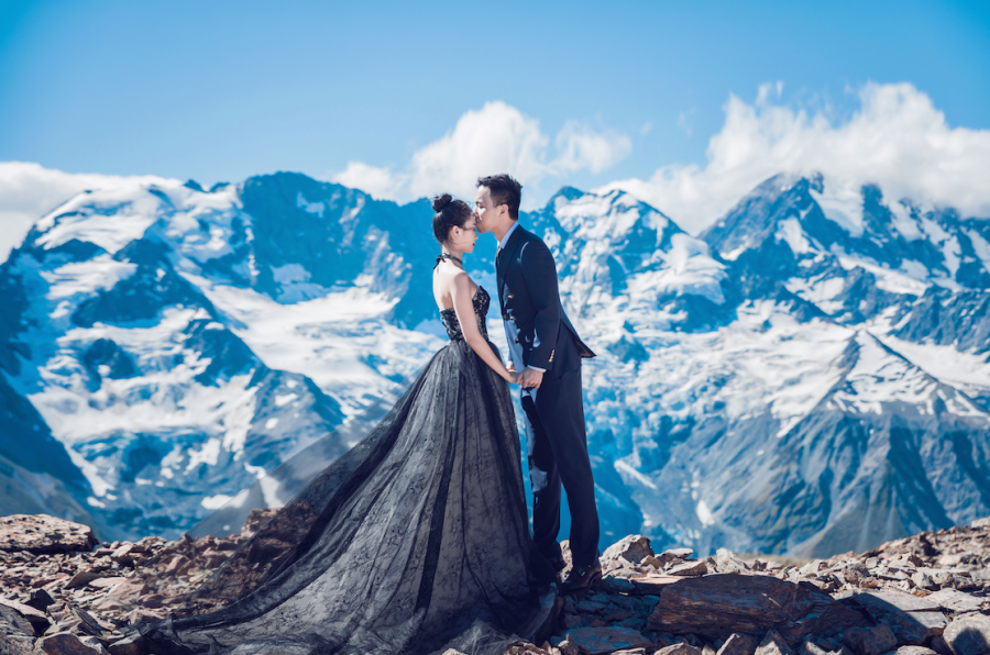 紐西蘭婚紗拍攝 - 雪城與蒂卡波湖 by Fei on OneThreeOneFour 8