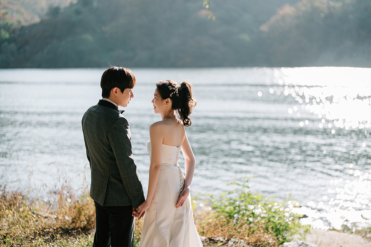 Korea Nami Island Romantic Autumn Pre-Wedding Photoshoot by Jungyeol on OneThreeOneFour 20