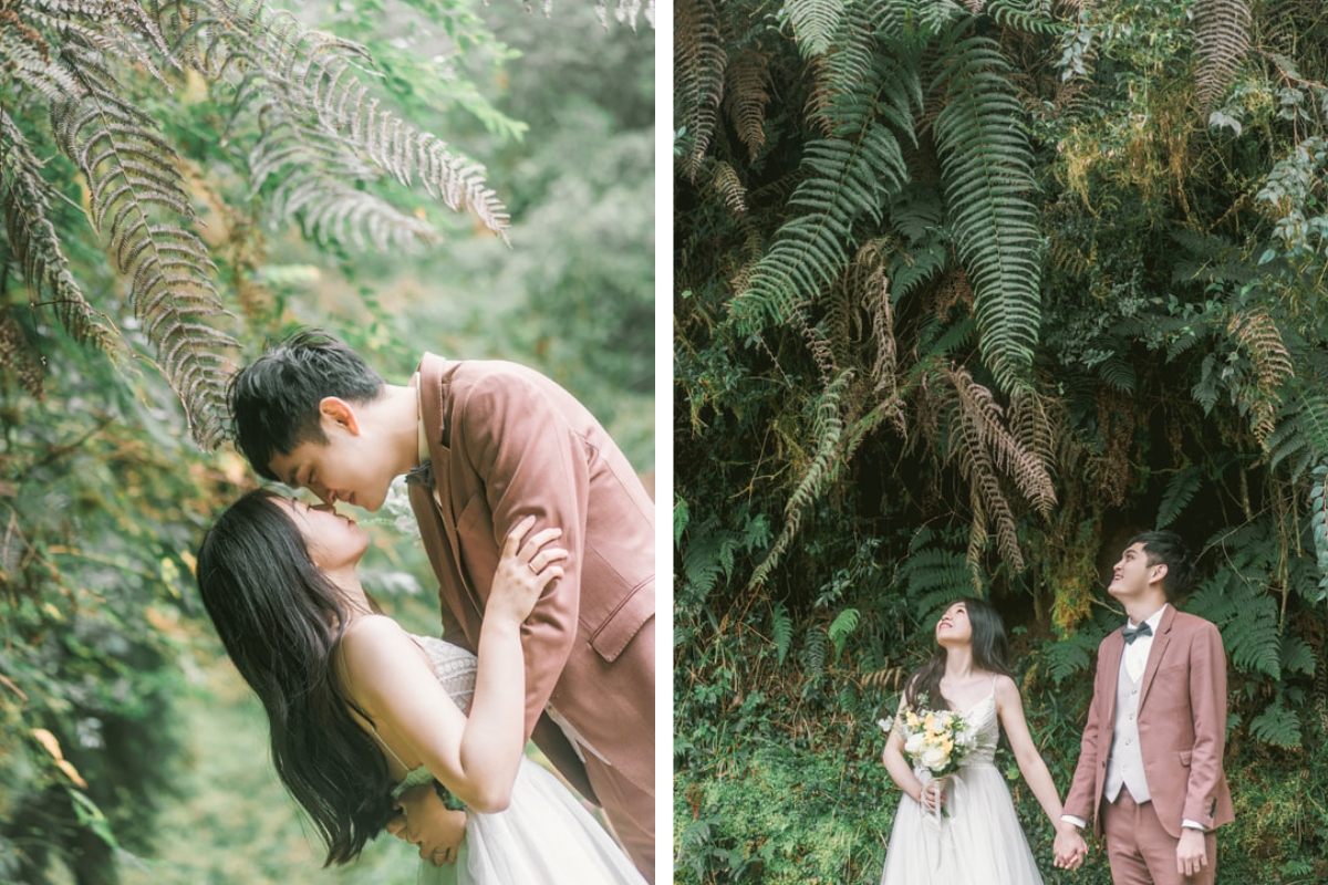 Taiwan Pre-Wedding Photoshoot Countryside Forest Misty Bridges by  on OneThreeOneFour 36