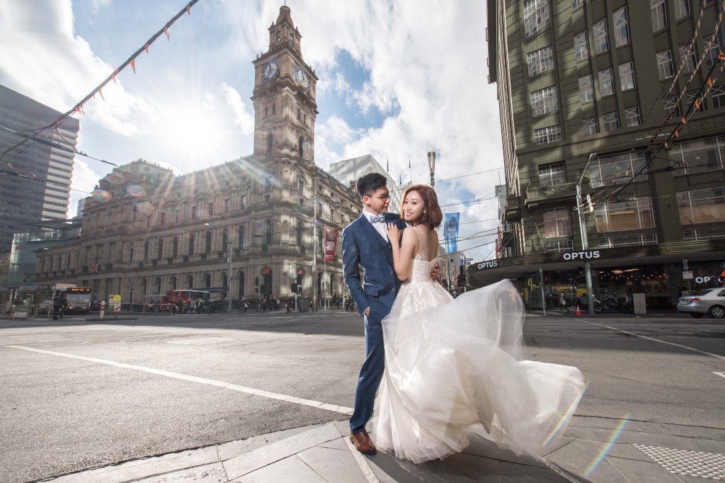 Melbourne Outdoor Pre-Wedding Photoshoot Around The City  by Lin on OneThreeOneFour 6