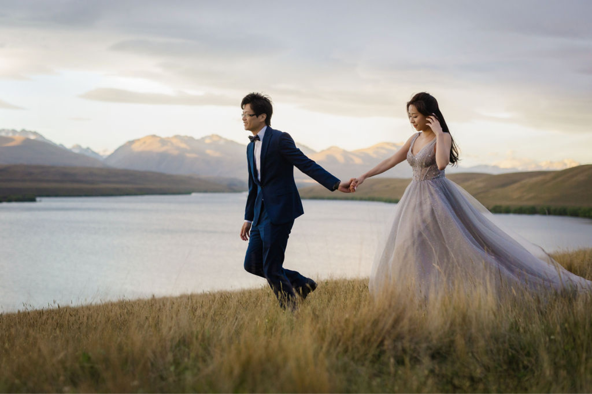 New Zealand 2 Days Prewedding Shoot At Tyndall Glacier, Arrowtown, Lake Tekapo And Wanaka Highway by Fei on OneThreeOneFour 11