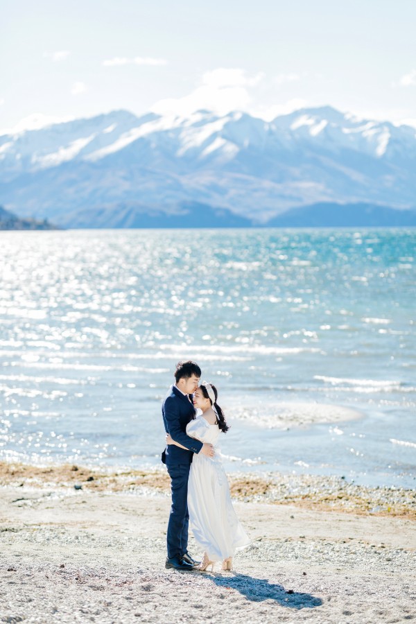紐西蘭婚紗拍攝 - 櫻花景、草泥馬公園攝影、雪山 by Fei on OneThreeOneFour 11