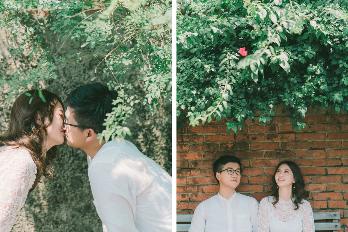 Taiwan Pre-Wedding Photoshoot Local Neighbourhood Street Garden Beach by  on OneThreeOneFour 8