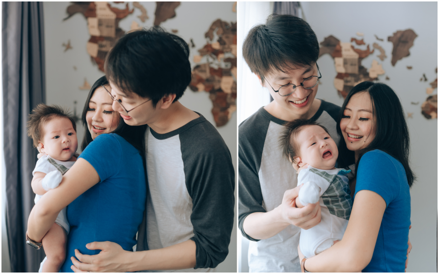 Singapore Family Photoshoot With Newborn Baby At Home by Toh on OneThreeOneFour 15