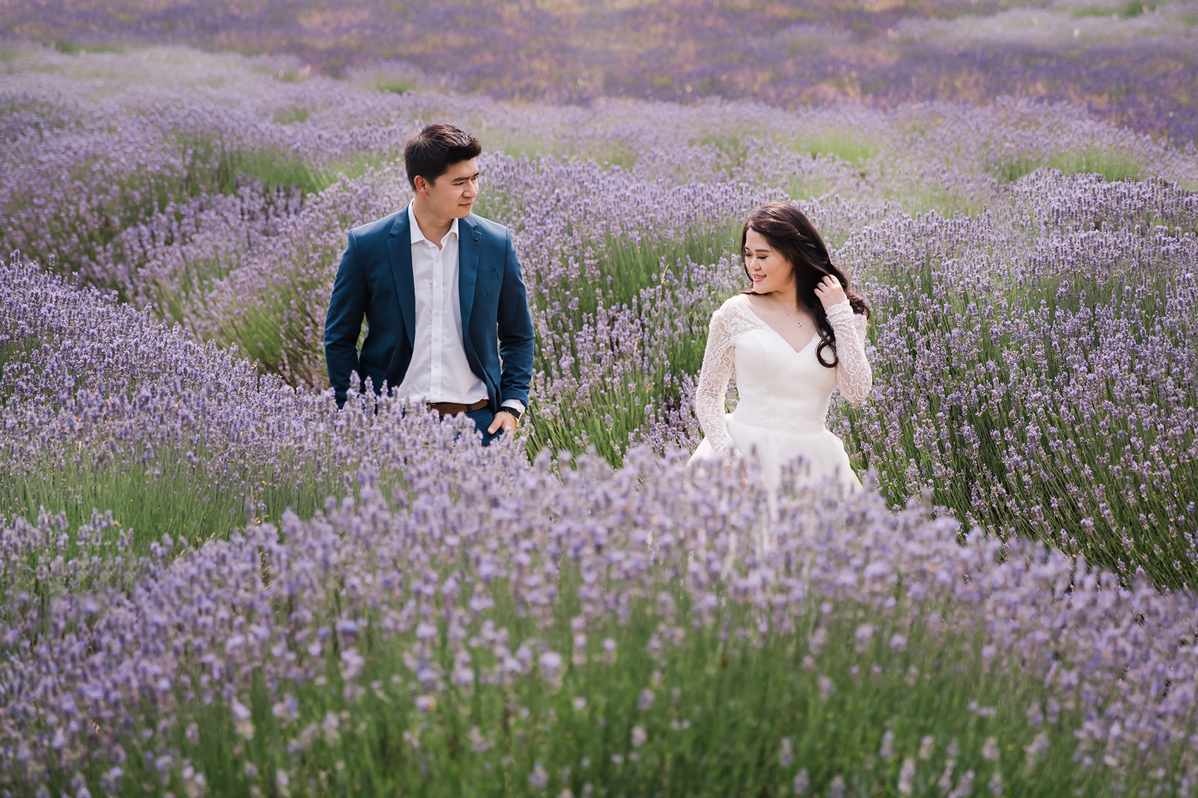 Melbourne Pre-Wedding at Lavender Farms and around the city by Freddie on OneThreeOneFour 2