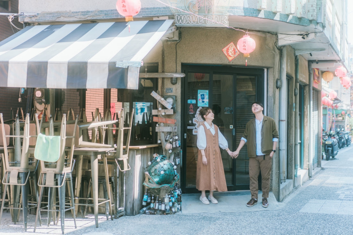 Taiwan Pre-Wedding Photoshoot Ferry Ride Pier Old Town Sea Beach by  on OneThreeOneFour 25