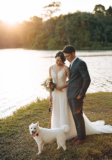 Singapore Pre-Wedding Photoshoot At Summerhouse, Lower Pierce Reservoir And MBS Night Shoot