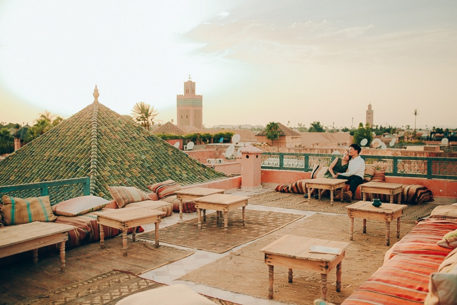 Morocco Pre-Wedding Photoshoot At Marrakech - Le Jardin Secret And Djemma El Fna Tower by Rich on OneThreeOneFour 16