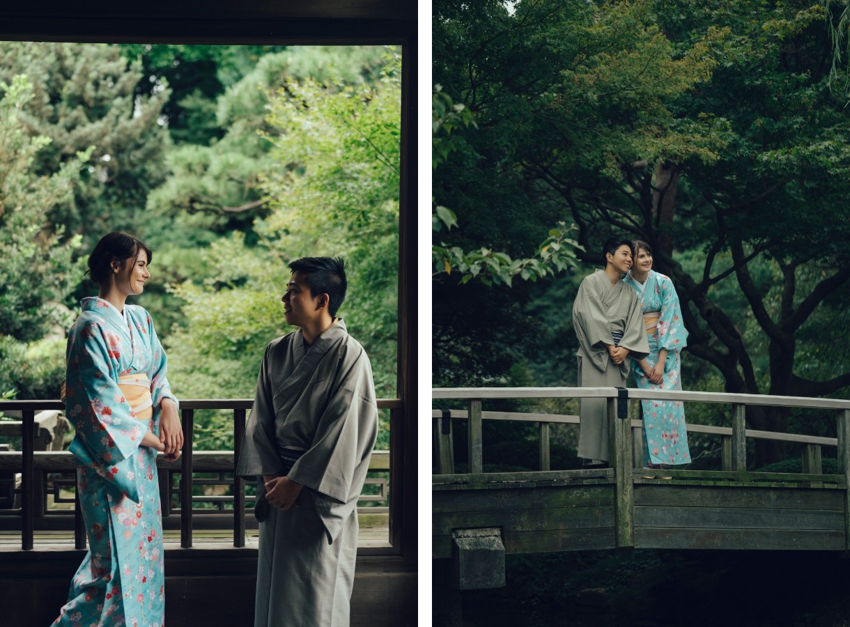 I: Mixed couple pre-wedding in Tokyo wearing kimono by Lenham on OneThreeOneFour 5