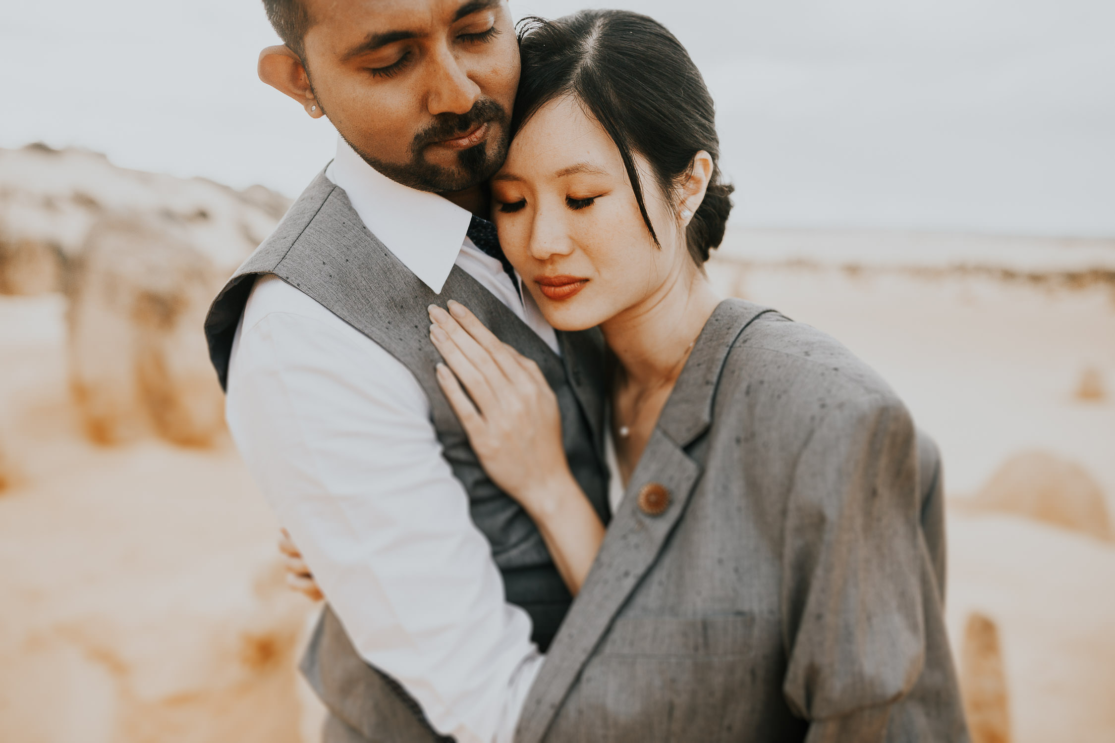 Perth pre-wedding at Lancelin sand dunes, Pinnacles Desert and forest by Naz on OneThreeOneFour 10