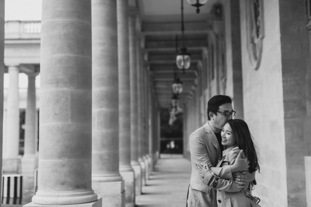 Paris Engagement Photoshoot at Palais Garnier, Galerie Vivienne and Palais Royal by Vin on OneThreeOneFour 25