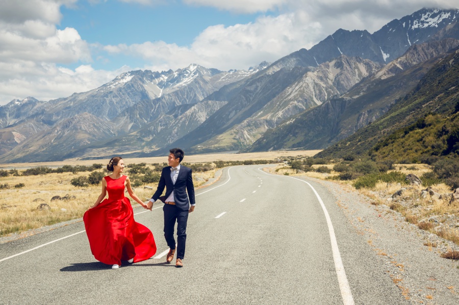 New Zealand Pre-Wedding Photoshoot At Lake Tekapo And Lake Pukaki  by Xing on OneThreeOneFour 22