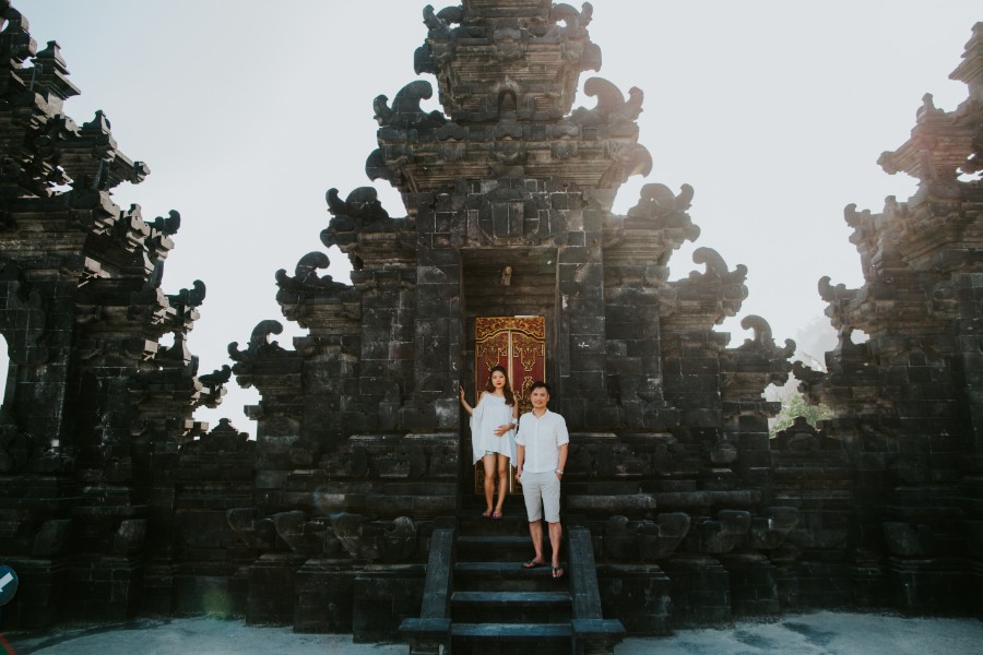 E&F: Solemnization ceremony at White Dove Chapel and pre-wedding photoshoot at Bali beaches by Cahya on OneThreeOneFour 17